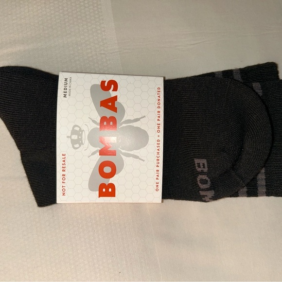 Bombas Black Casual Crew Socks - Picture 4 of 4